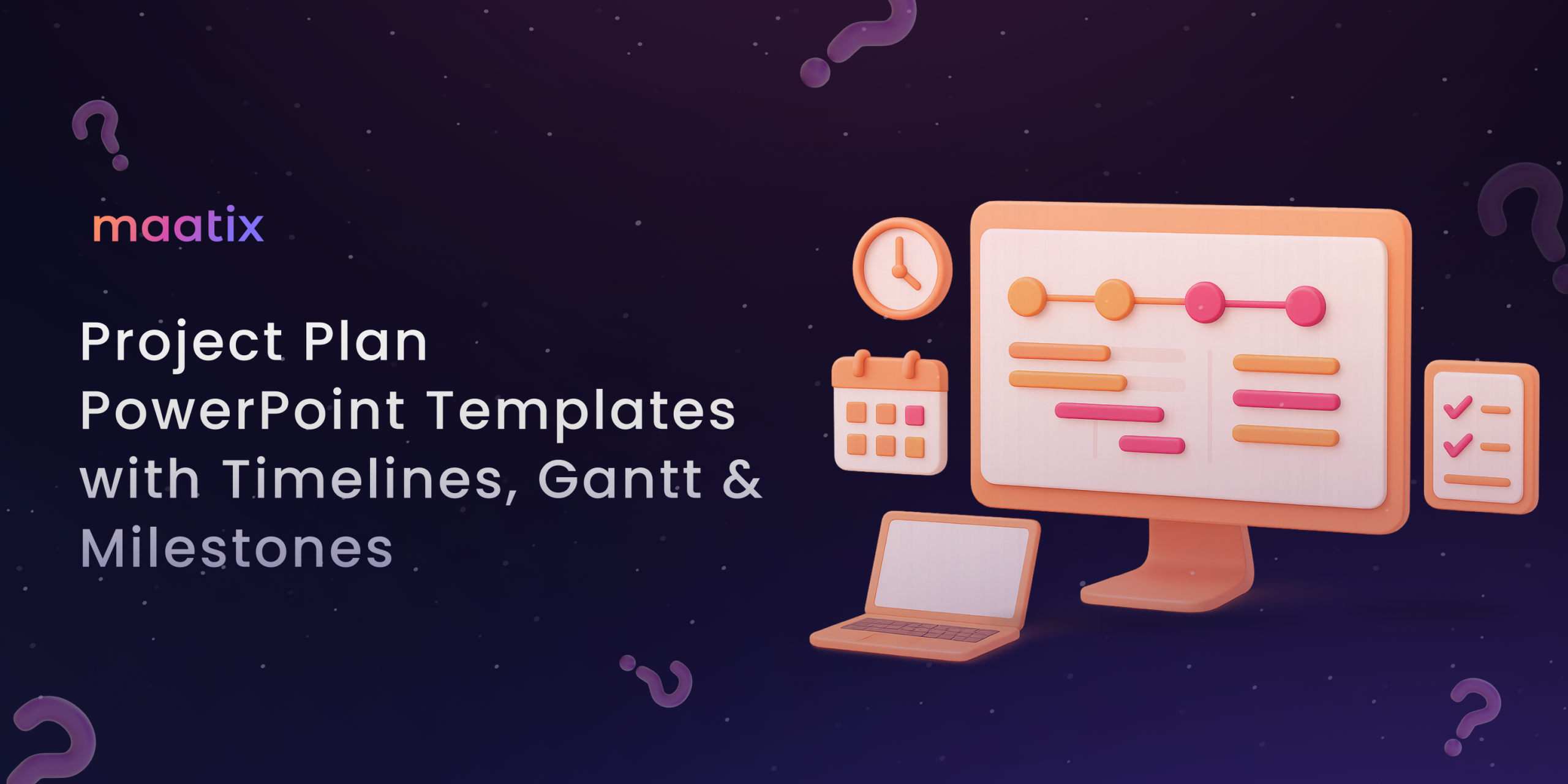 Project Plan PowerPoint Templates with Timelines, Gantt & Milestones
